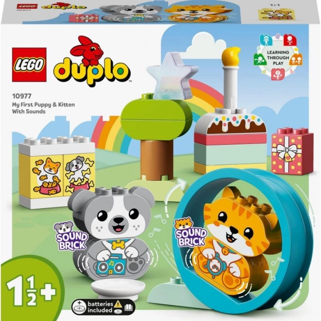 LEGO DUPLO Môj prvý psík a mačička so zvukmi