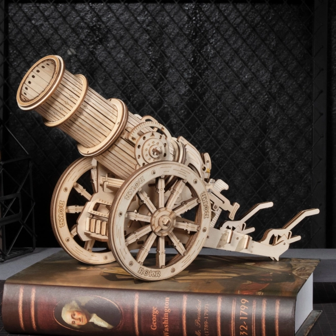 Wooden Medieval Siege Cannon 3D Puzzle