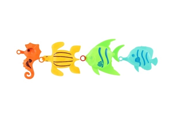 Fishing Game with Rod - Colorful Fish Set