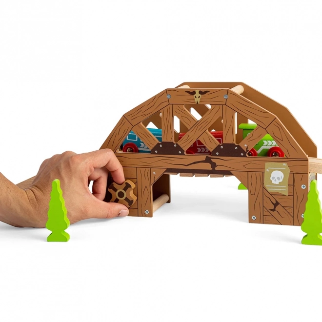 Wooden Collapsible Bridge - Wild West Theme