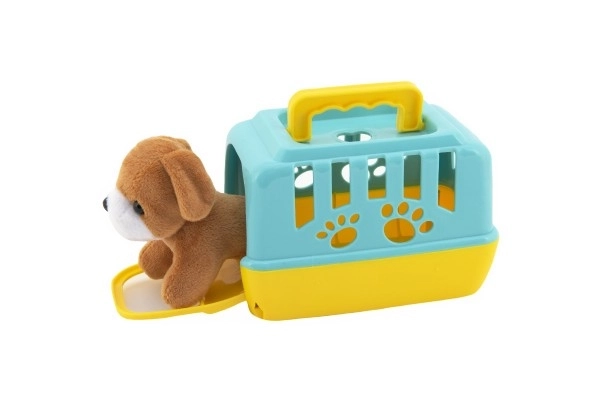 Plush Dog Toy with Portable Box