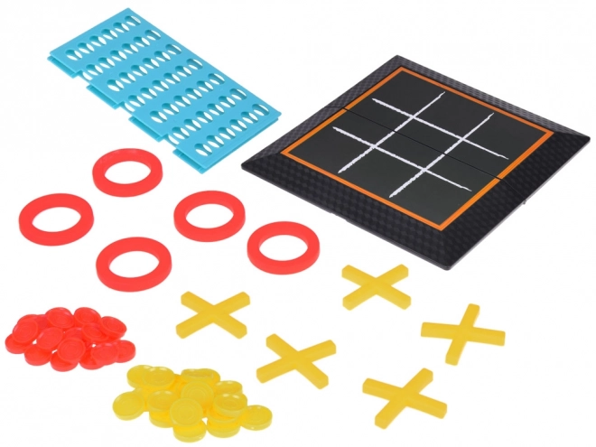 Tic Tac Toe and Connect 4 Strategy Game Set