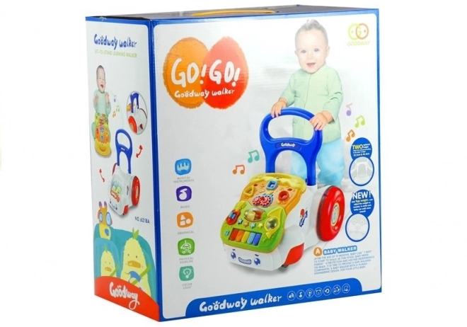 Baby Walker with Detachable Play Panel