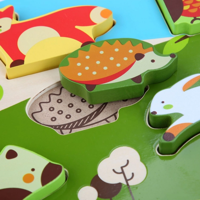 Woodland Animals Wooden Puzzle