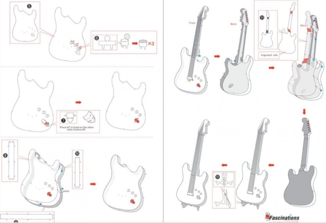 Metal Earth 3D Puzzle Electric Guitar