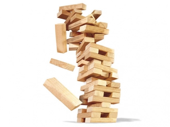 Wooden Jenga Tower Blocks