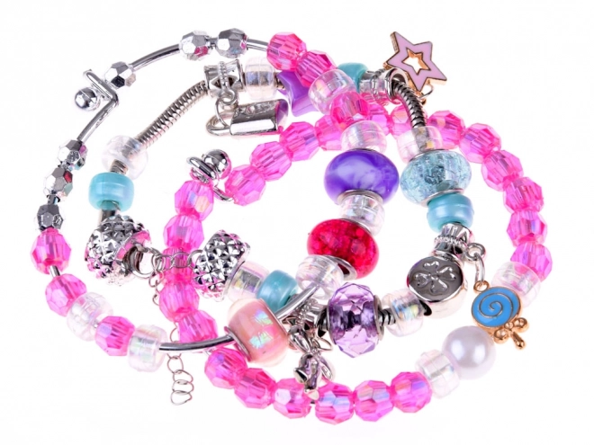 Set of Beads and Charms for Bracelets and Necklaces