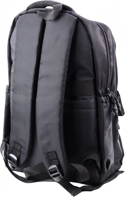 Zaino scolastico urbano nero 23L