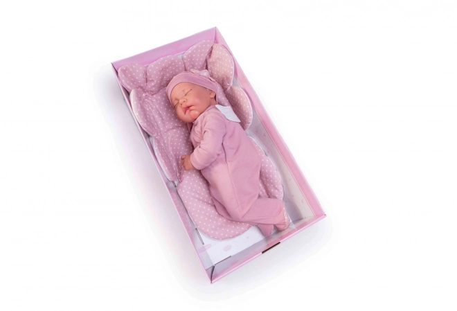 Realistic Sleeping Baby Doll with Soft Cloth Body