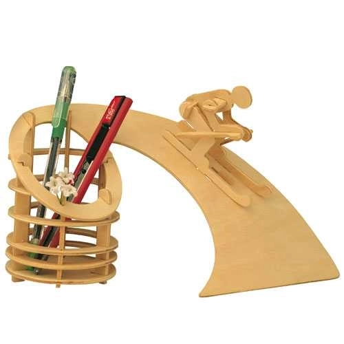 Wooden 3D Puzzle Pencil Holder