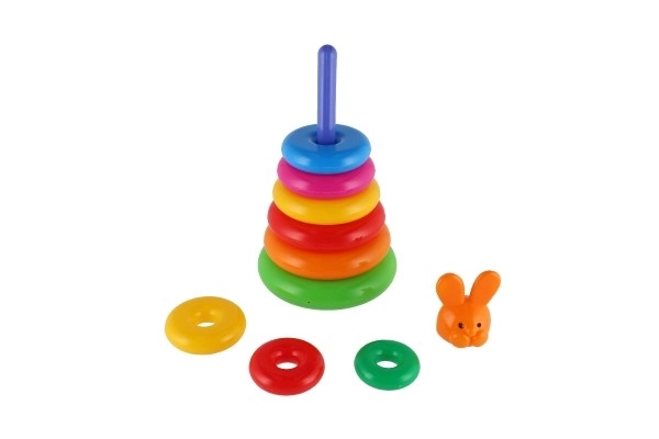 Rainbow Ring Stacking Pyramid Toy