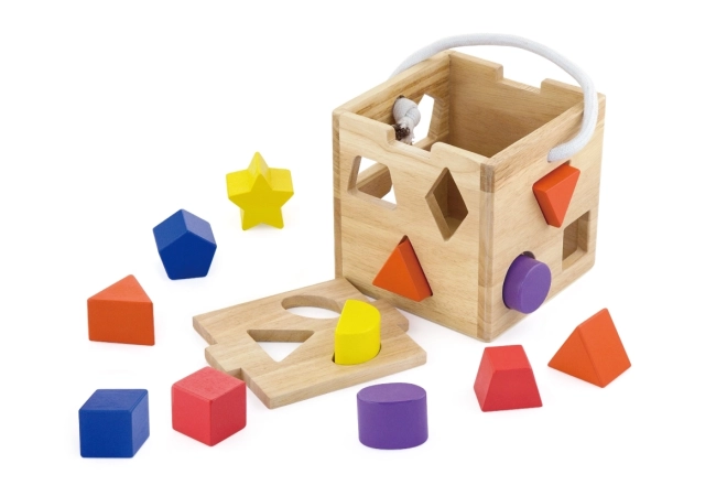 Wooden Shape Sorting Cube