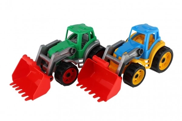 Colorful Construction Tractor with Plastic Bucket