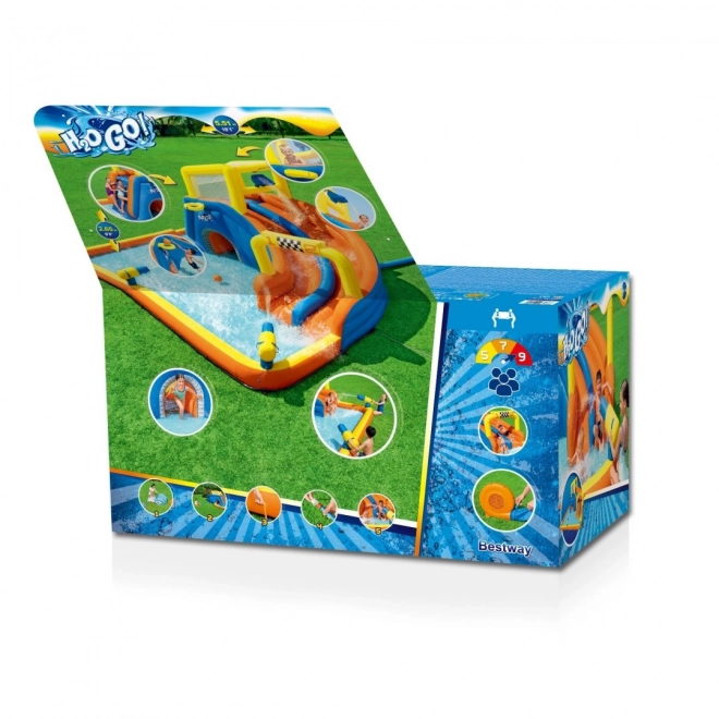 Water Amusement Park BESTWAY for Kids 5+ Slide + Basketball Hoop + Tunnel + Shower