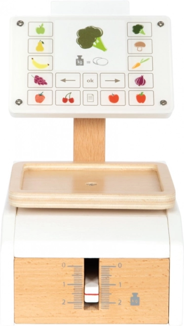 Wooden Weighing Scale for Kids