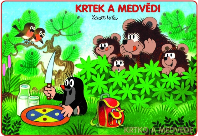 Coloring Book A5 Little Mole and Bears