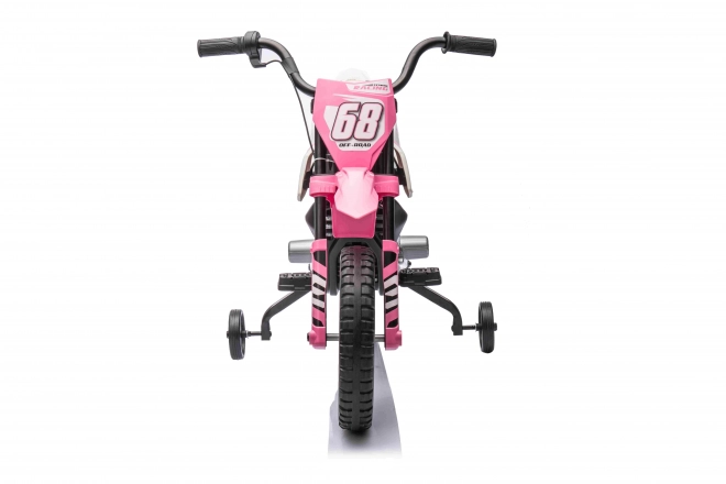 Pink Children's Motorbike with Audio Panel and EVA Wheels