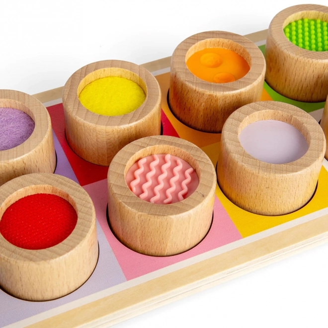 Rainbow Sensory Board by Bigjigs Toys