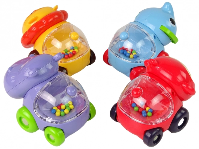 Colorful Animal Vehicle Set with Balls