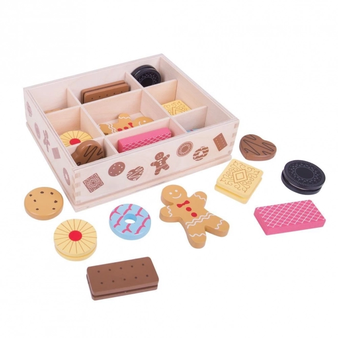 Bigjigs Toys Wooden Cookie Box