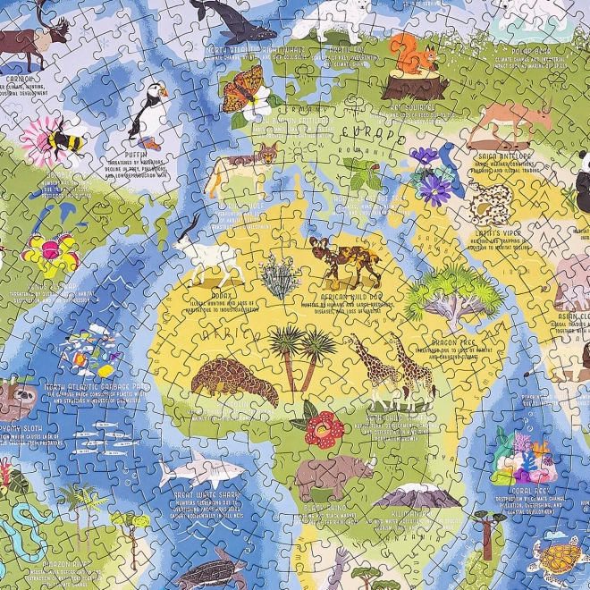 Ridley's Games Endangered World Puzzle 1000 Pieces