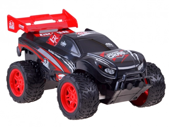 Remote Control Cross Country Racing Car with Steering Wheel Controller – red