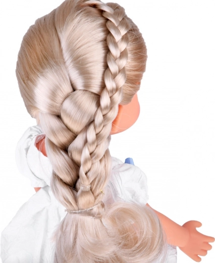 Dolgi blond lasje, primerni za česanje