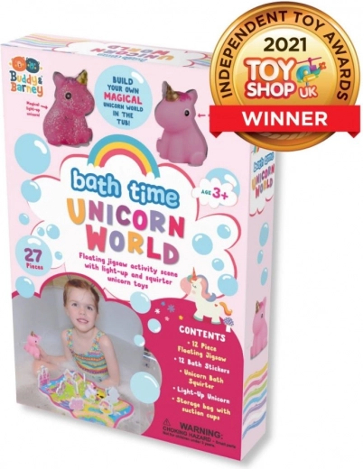 Puzzle galleggianti e adesivi da bagno