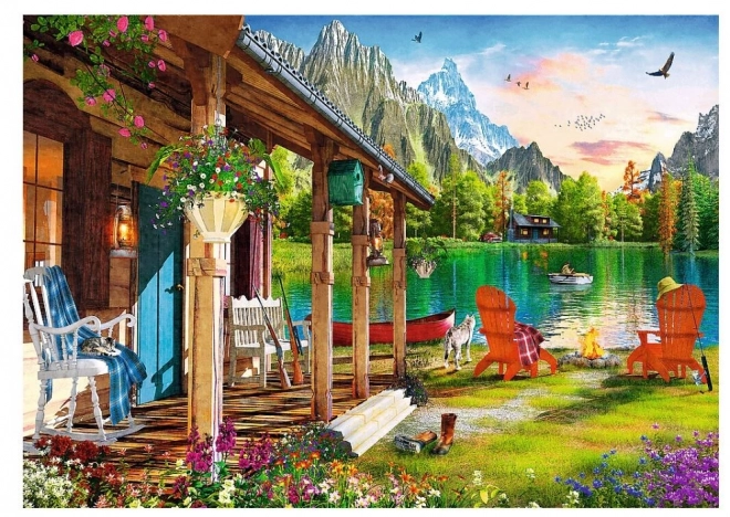 Mountain Cottage Puzzle 500 Pieces