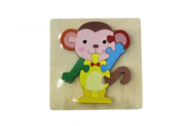 Wooden Monkey Puzzle Toy