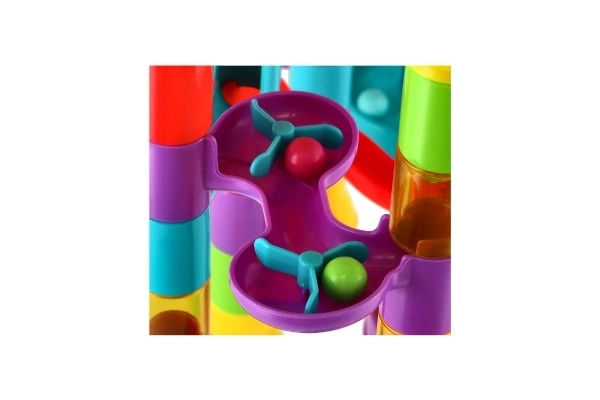 Colorful Marble Run Set