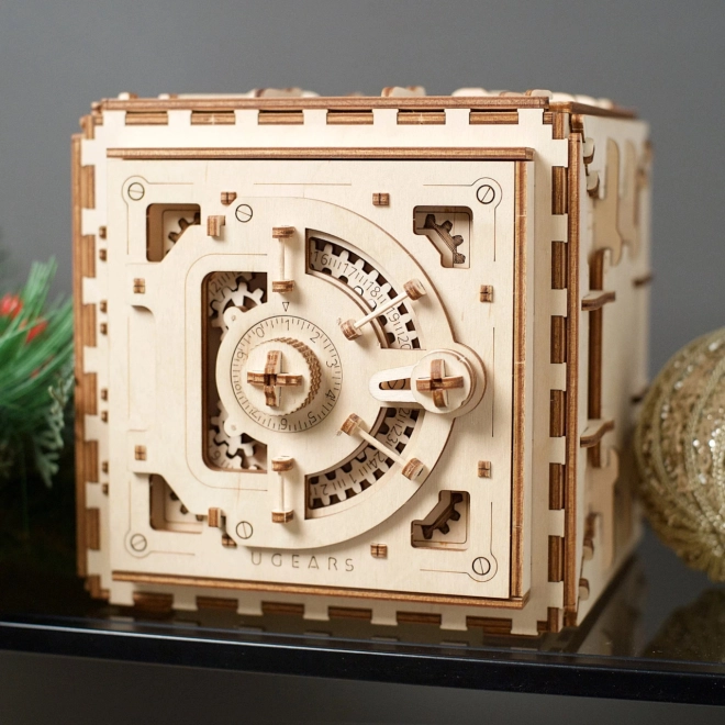 Ugears 3D Wooden Mechanical Safe Puzzle