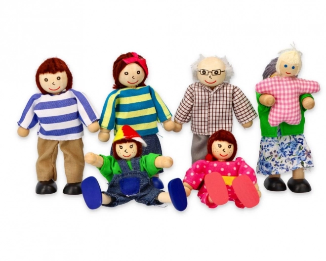 Dollhouse Family Dolls Set