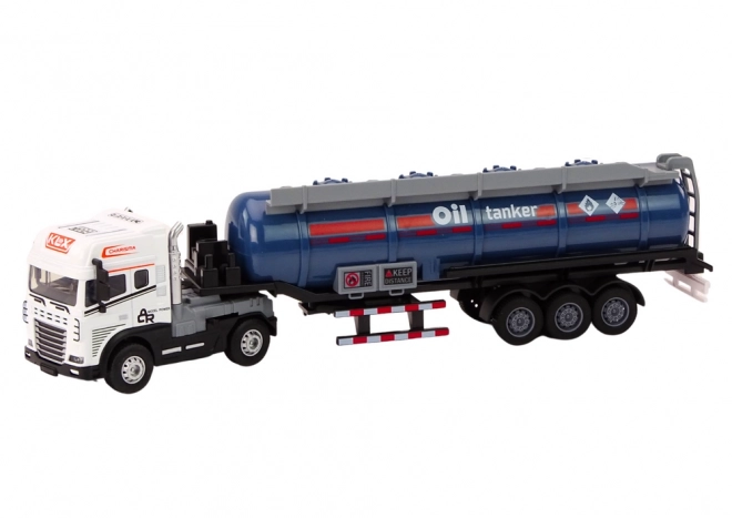 Fuel Tanker Truck 1:24 with Trailer, Sounds & Lights