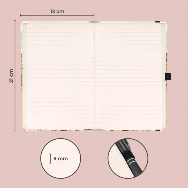 Notique Lined Notebook 13 x 21 cm