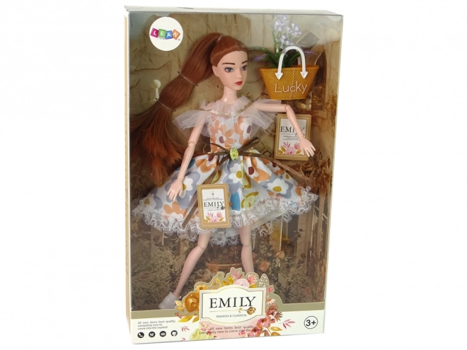 Autumn Magic Emily Doll with Red Hair and Flowers