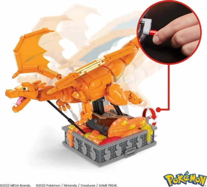 Mega building blocks mechanical Charizard