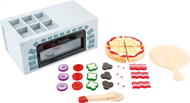 Small Foot Wooden Pizza Oven Set with Accessories