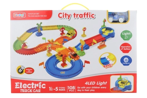 Battery-Powered Car Track Set