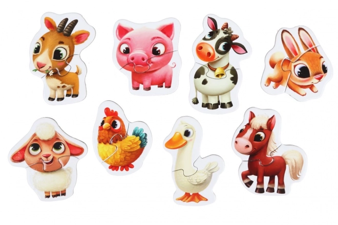 Educational Farm Animals Puzzle