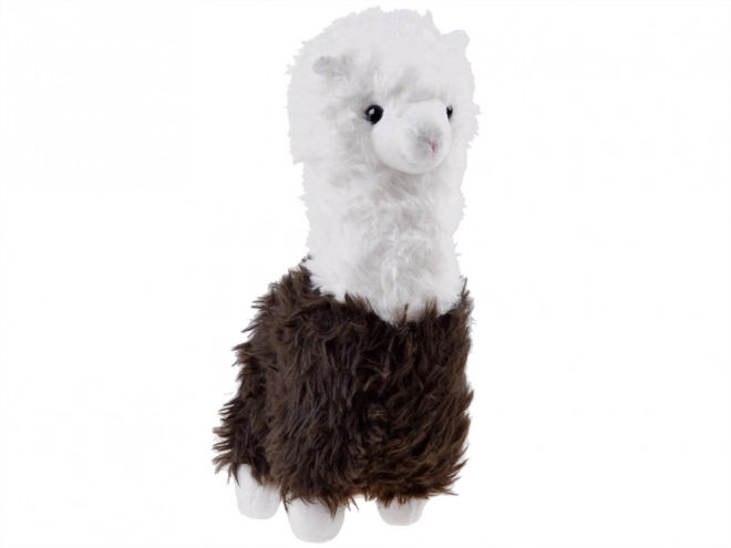 Fluffy Alpaca Stuffed Toy – brown