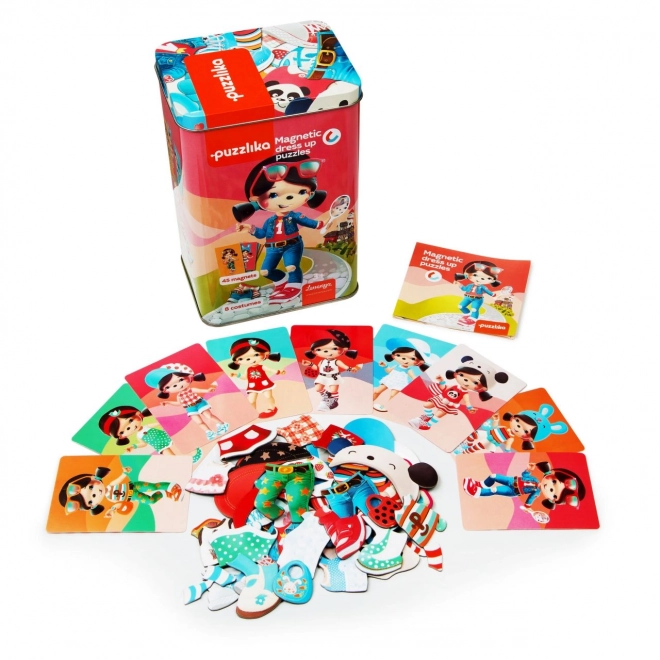 Magnetic Dress-Up Doll Game