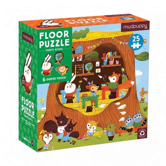 Forest Nursery Shaped Floor Puzzle by Mudpuppy