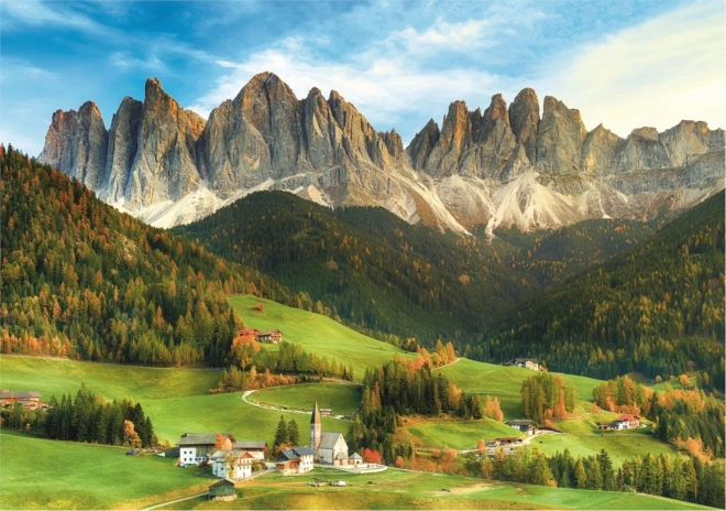 Puzzle Set with Sorter 2-in-1 Dolomites Italy 1000 Pieces