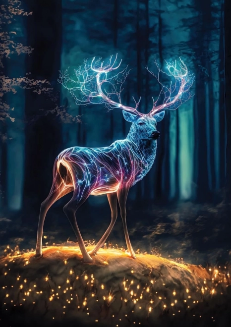 Neon Glow in the Dark Art Puzzle 1000 Pieces