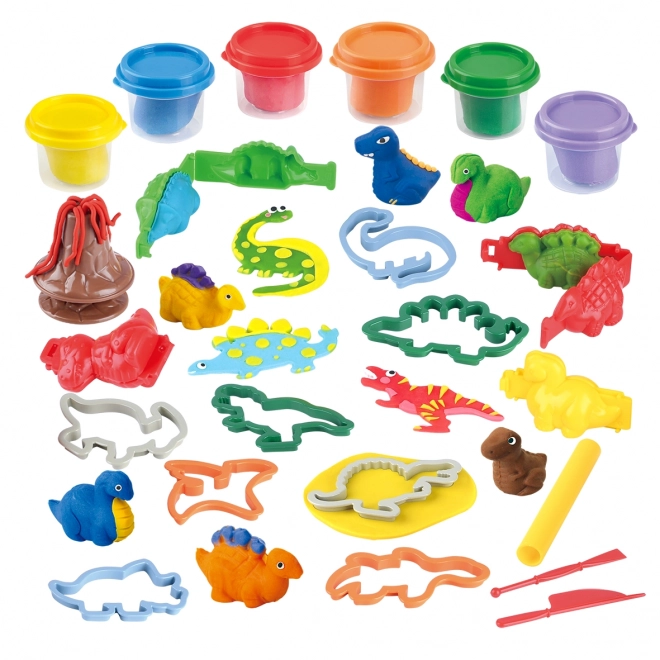 Playgo Dinosaur Modeling Clay Set