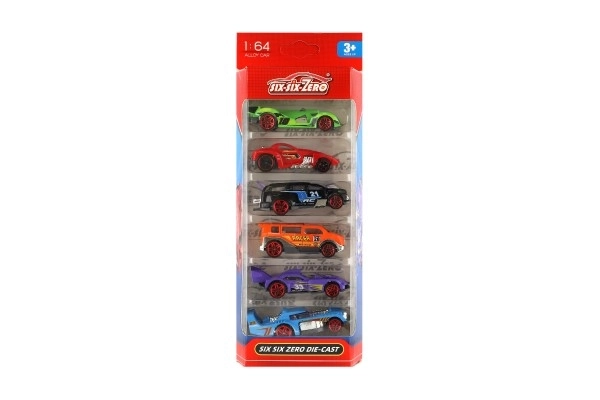 Race Cars Pack 6 Pieces Metal/Plastic