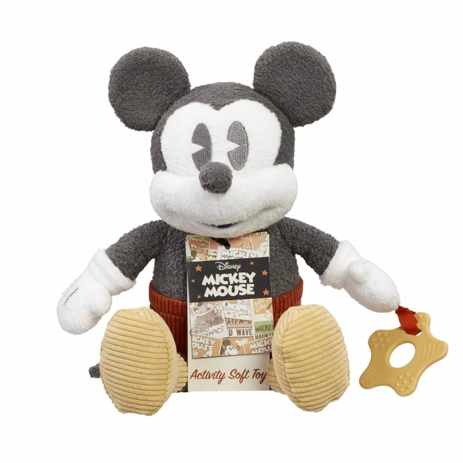 Mickey Mouse Plush Activity Toy with Teether