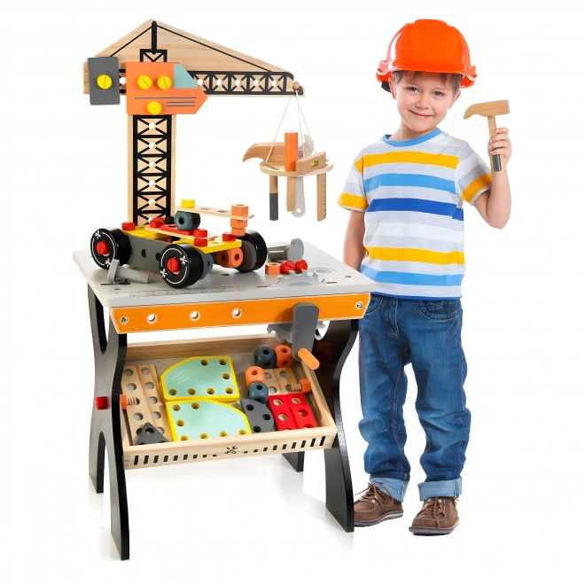 Wooden Workshop Tool Table for Children