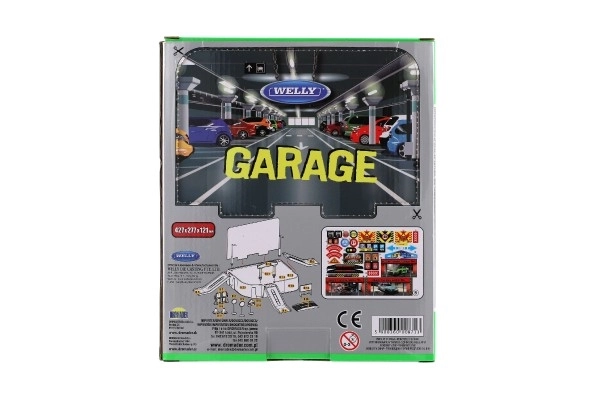 Welly Garage with Porsche Toy Car